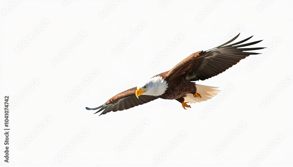 Majestic Eagle Soaring in the Sky Majestic Eagle Soaring in the Sky