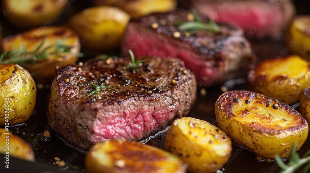 Grilled Steak and Potatoes Grilled Steak and Potatoes