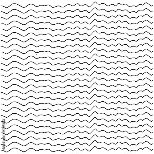 Hand drawn Border line white background 