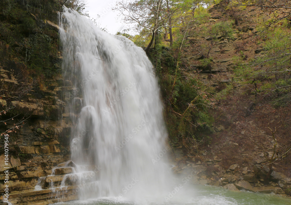 Famous Simit Waterfalls in Aladag, Adana, Turkey Famous Simit Waterfalls in Aladag, Adana, Turkey