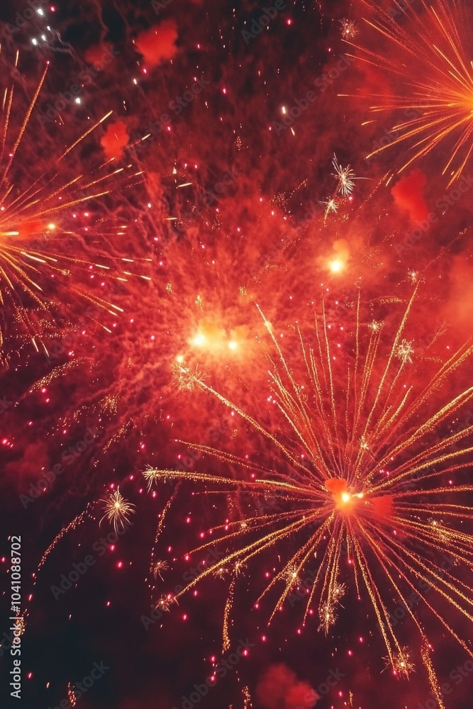 Obraz premium Fireworks in Sky