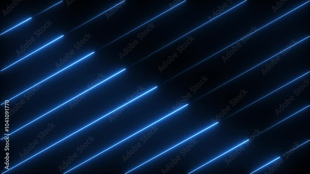 Animated glowing wave neon lines on isolated black background. a set of neon line Animated glowing wave neon lines on isolated black background. a set of neon line