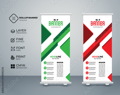 Eye catching, effective roll up banner