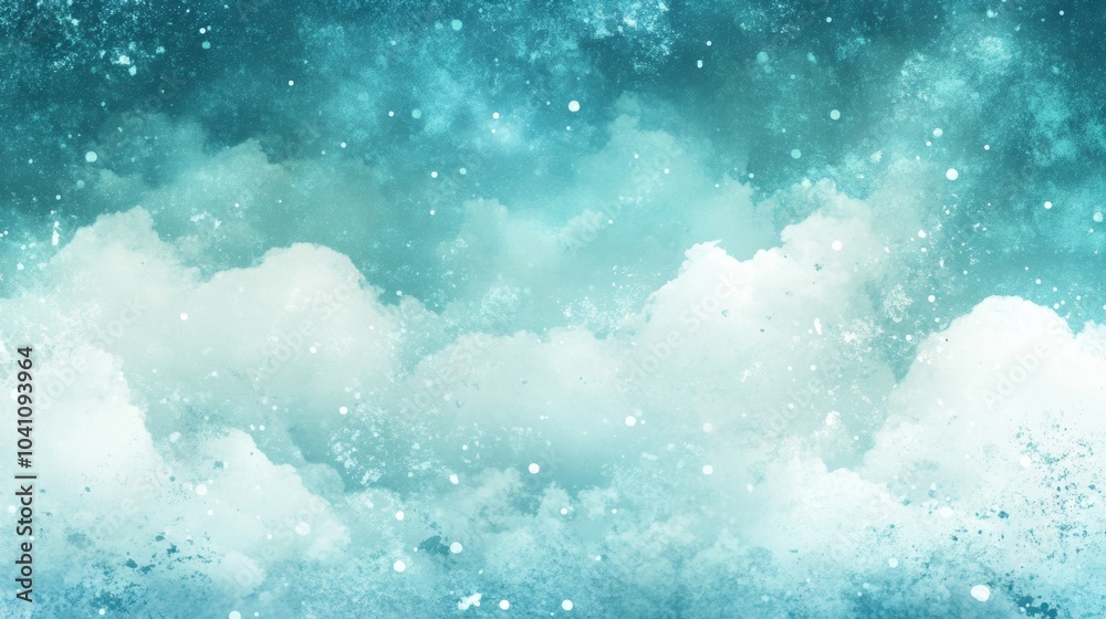 Abstract Blue Sky Cloud Background with White Grunge Texture Abstract Blue Sky Cloud Background with White Grunge Texture