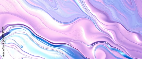Chrome with Pastel Pink and Blue Metal Texture background