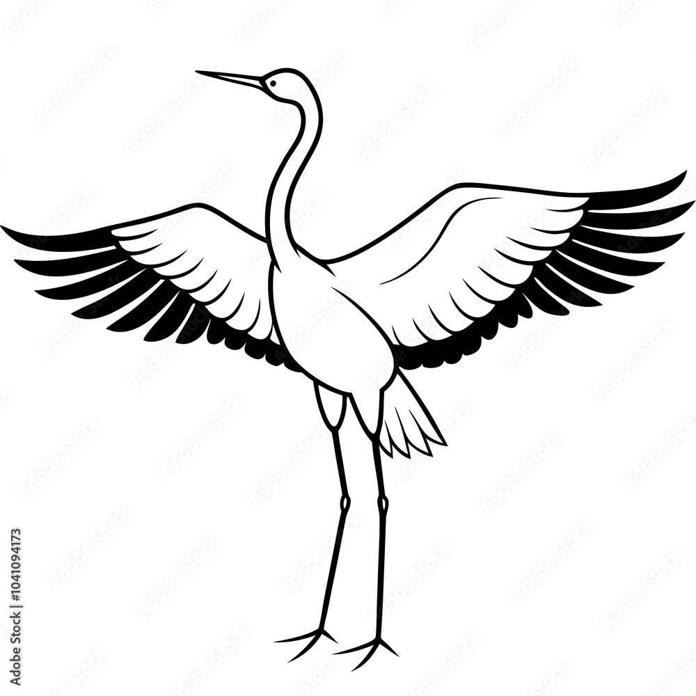 Obraz premium set of silhouettes of birds