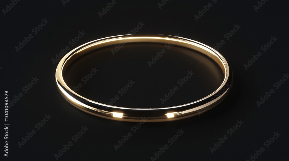 minimalist gold circle frame floating in darkness, luminous metal band with dual light points, premium 3d visualization, hyper-detailed metallic texture, sleek modern design, deep black background, minimalist gold circle frame floating in darkness, luminous metal band with dual light points, premium 3d visualization, hyper-detailed metallic texture, sleek modern design, deep black background,