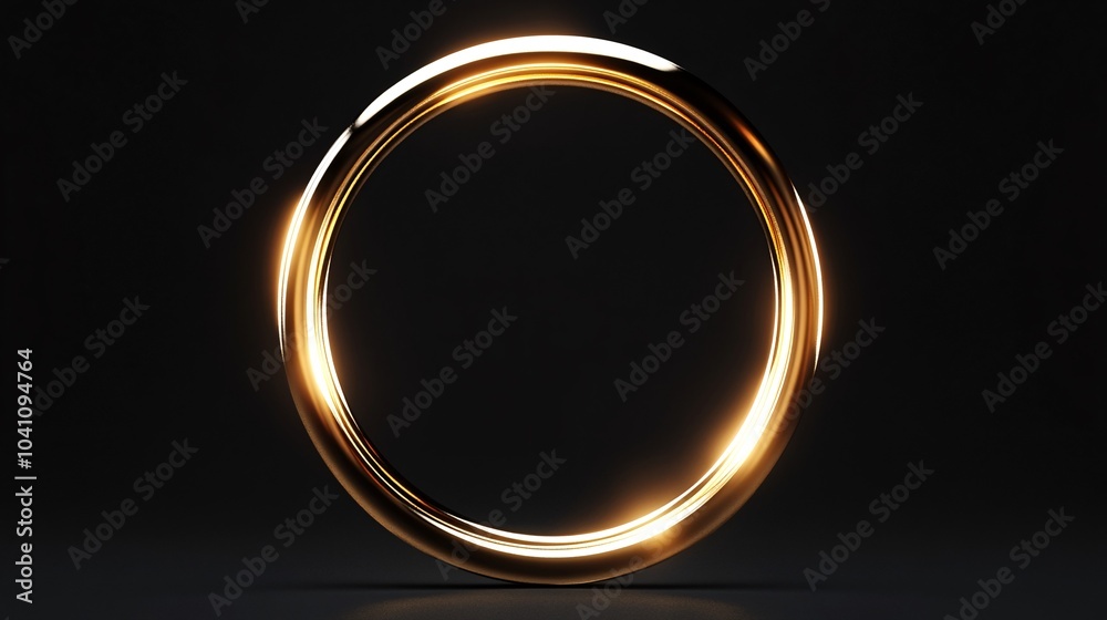 high-end gold circle emblem with light flares, floating metallic frame design, premium grade 3d artwork, reflective surface details, void black background, ultra-realistic material properties, high-end gold circle emblem with light flares, floating metallic frame design, premium grade 3d artwork, reflective surface details, void black background, ultra-realistic material properties,