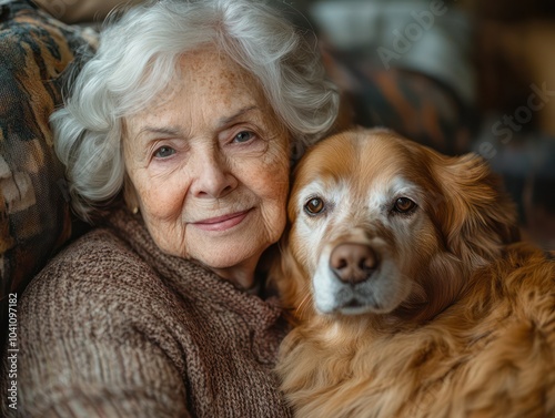 Learn how service animals help the elderly, providing emotional and physical support photo