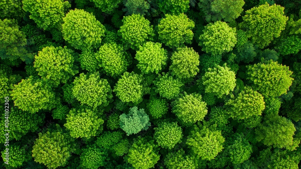 Aerial View of Lush Green Forest Canopy Captured with Drone Photography Aerial View of Lush Green Forest Canopy Captured with Drone Photography