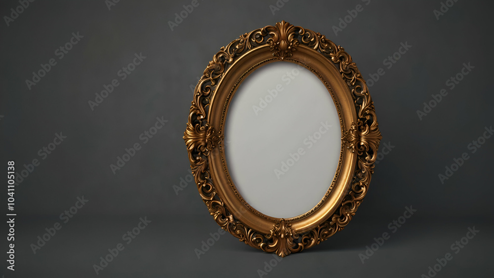 Picture frame mirror isolated on white background
Picture frame mirror isolated on white background
