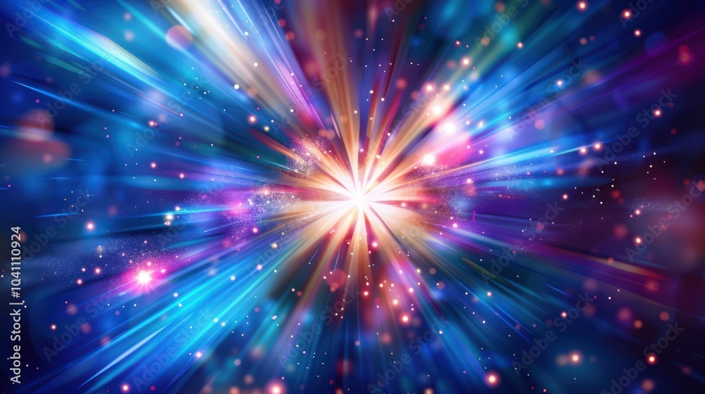 Cosmic Burst of Color and Light Cosmic Burst of Color and Light