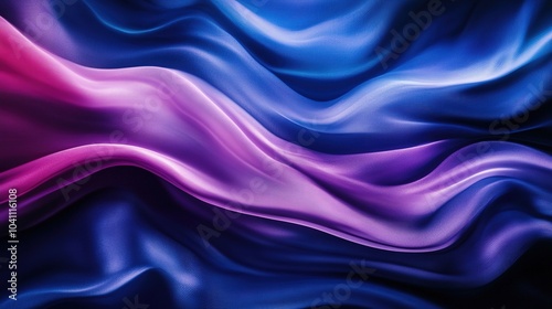 Wallpaper Mural Elegant Flow of Colorful Fabric in Abstract Design Torontodigital.ca