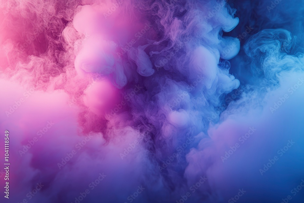 Abstract Swirling Pink and Blue Smoke Abstract Swirling Pink and Blue Smoke