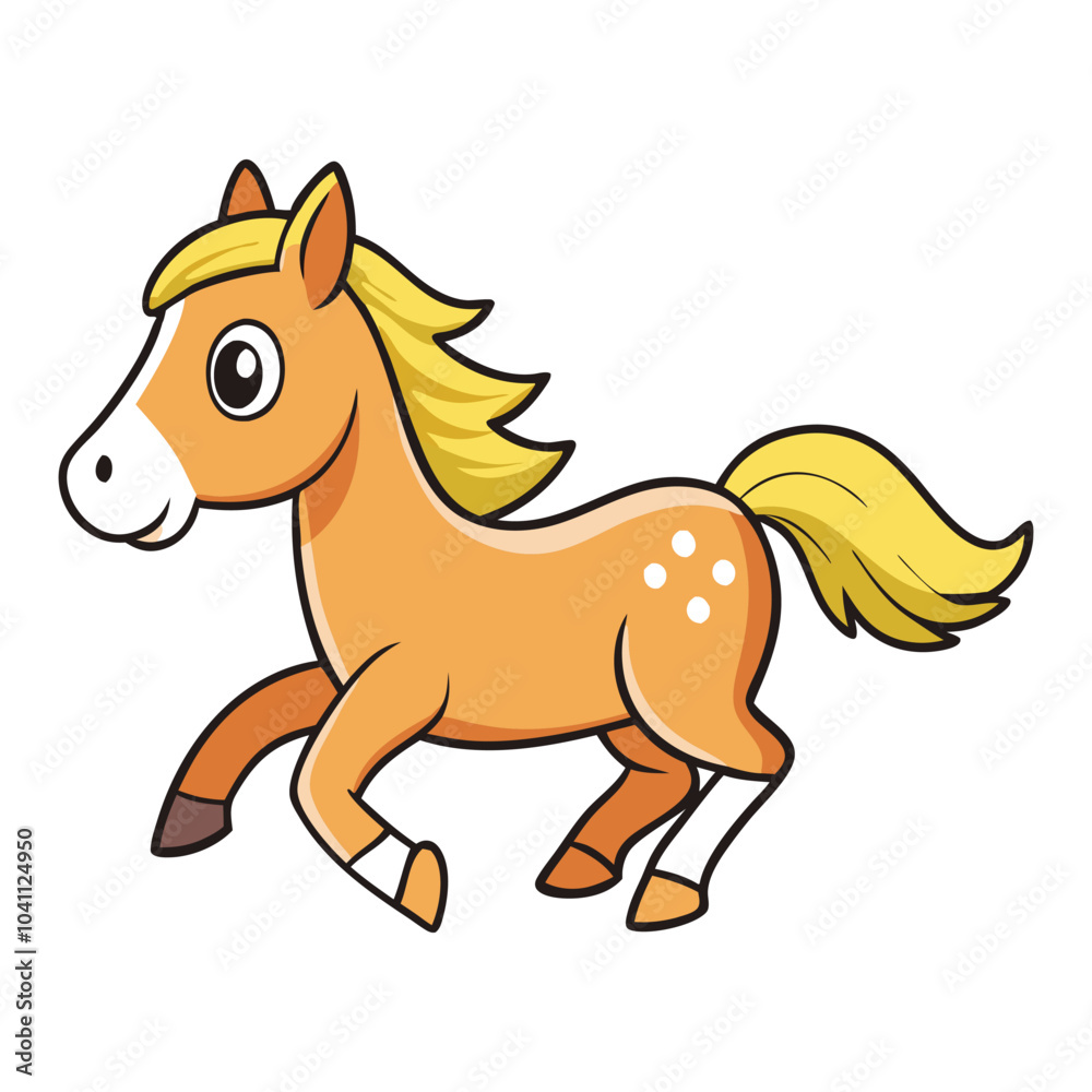 horse cartoon illustration horse cartoon illustration