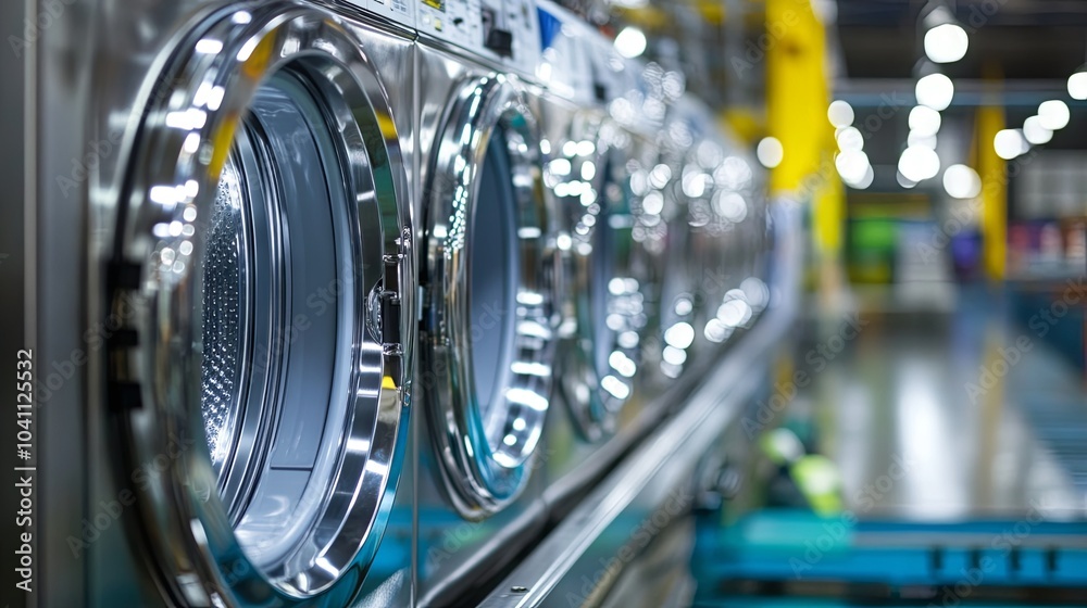 Fototapeta premium Production of washing machines