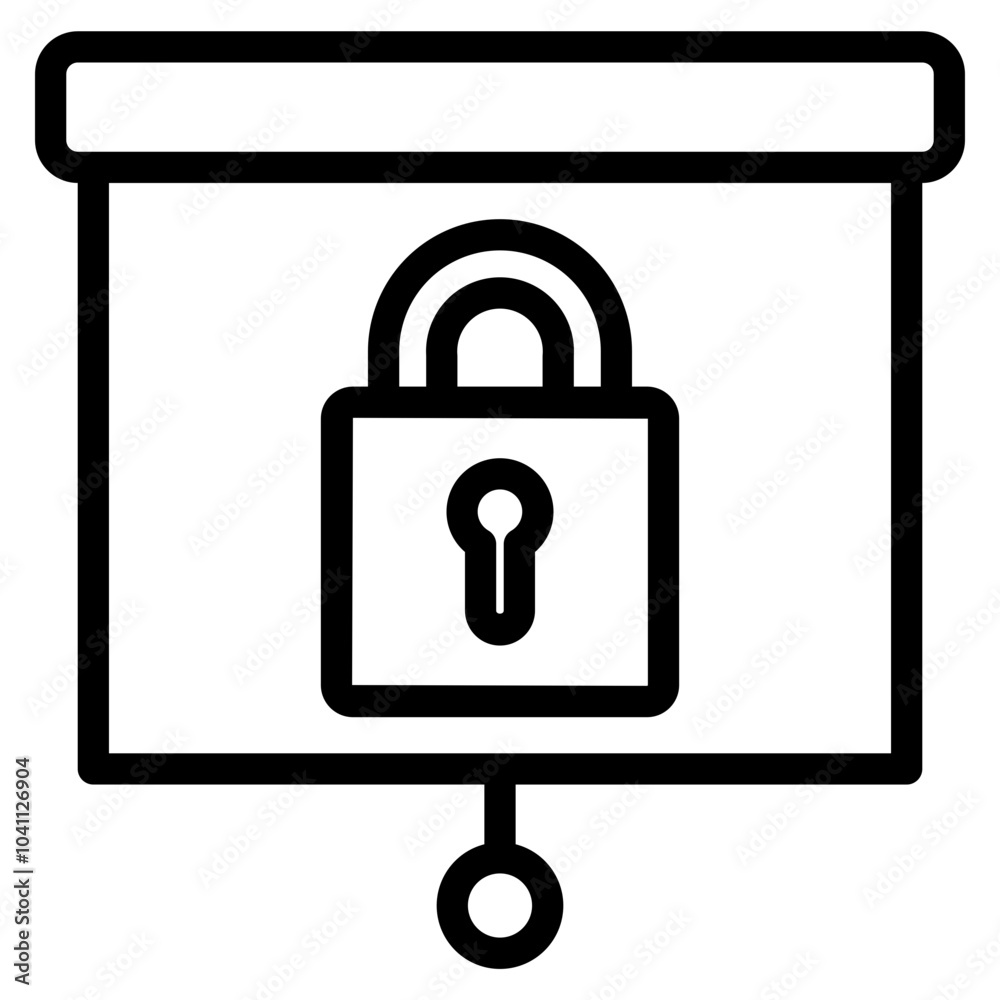 presentation board vector icon presentation board vector icon