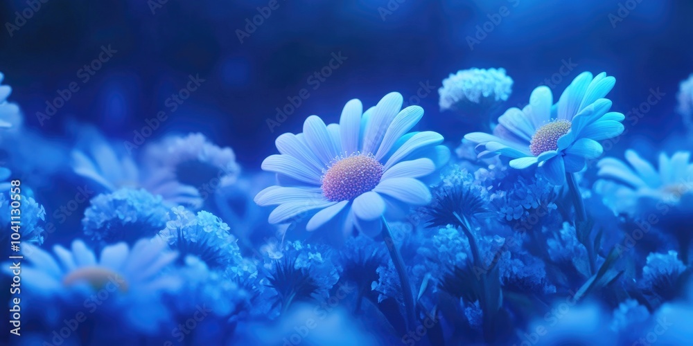 Close-up of chamomile flower, Close up of chamomile blossom Close-up of chamomile flower, Close up of chamomile blossom