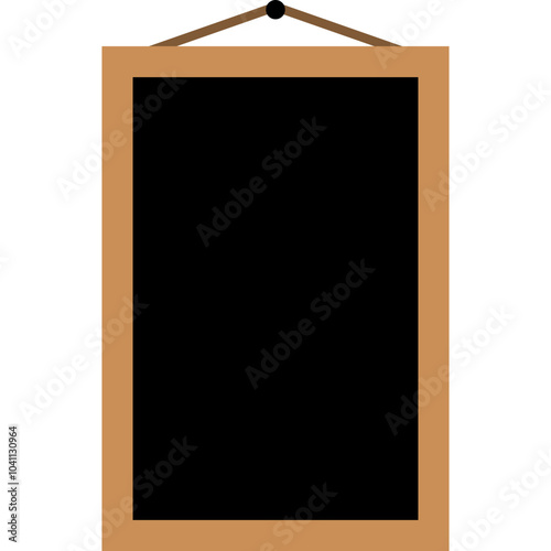 Menu Board Flat Illustration