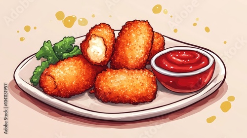 Crab Rangoon Inspired Mozzarella Sticks Unique Food Combination