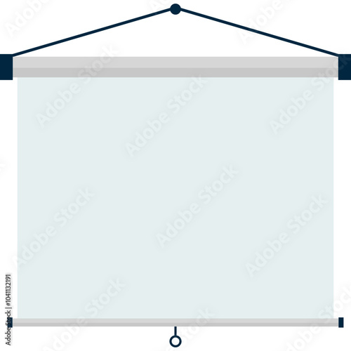 Projection Screen Illustration