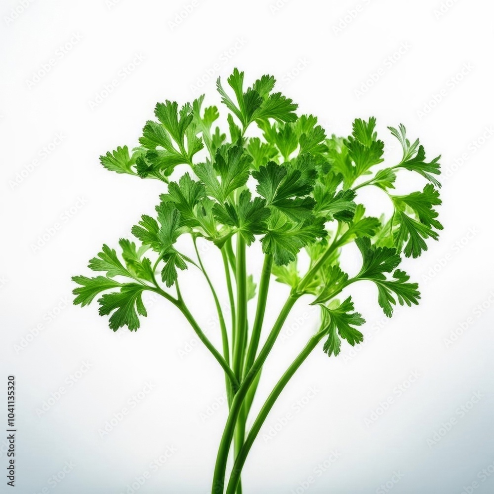 Bunch of fresh parsley on white background. Generated with AI.
Bunch of fresh parsley on white background. Generated with AI.