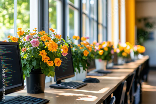 A Classroom With Coding Sta...