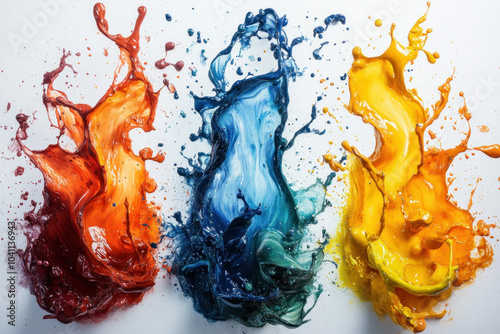 Artistic Splashes Of Paint ...