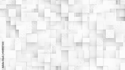 Abstract Subtle White Pixel Seamless Pattern