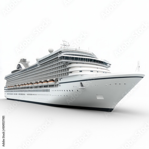 Cruise Liner Isolated