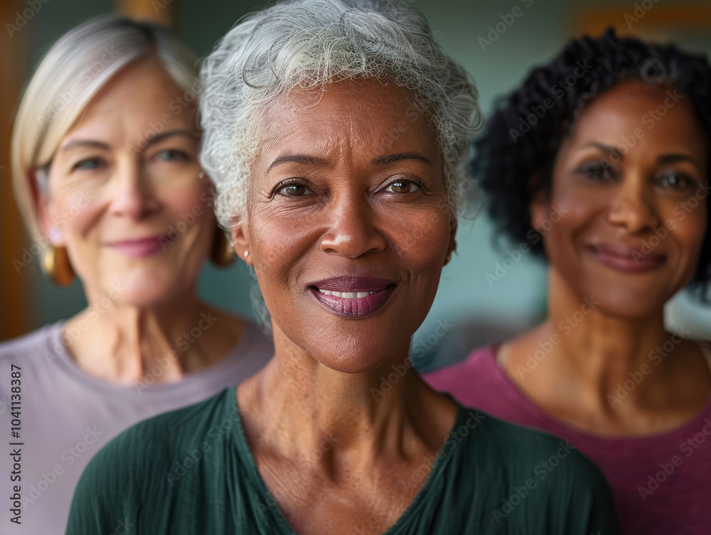 diverse group of middle age women diverse group of middle age women