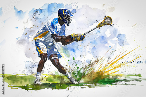 lacrosse illustration