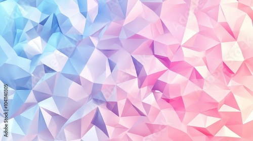 Low Poly Triangular Pattern Background