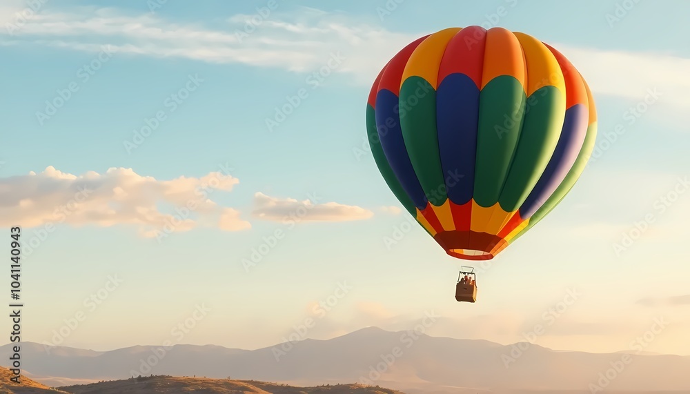 Fototapeta premium Colorful Hot Air Balloon