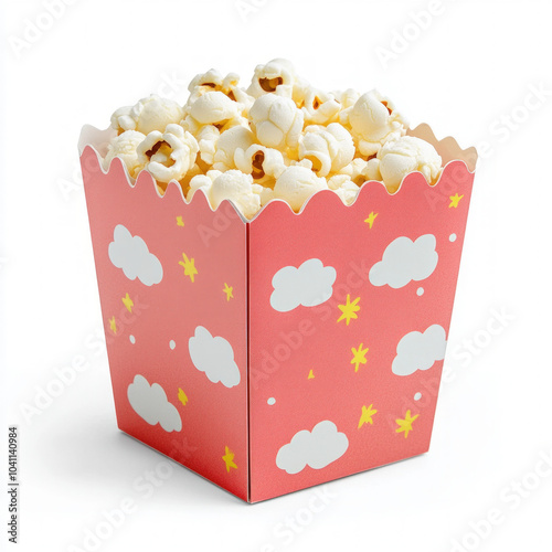 Popcorn Box Isolated