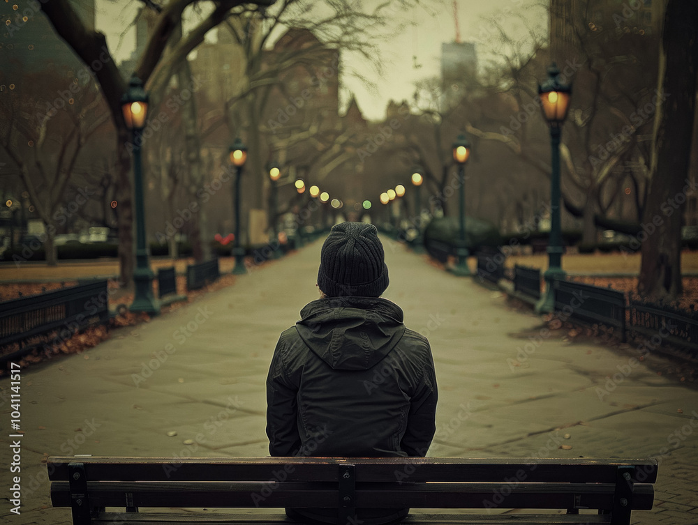 Naklejka premium sad immigration