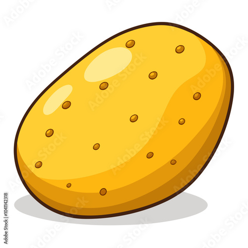 Potato no background