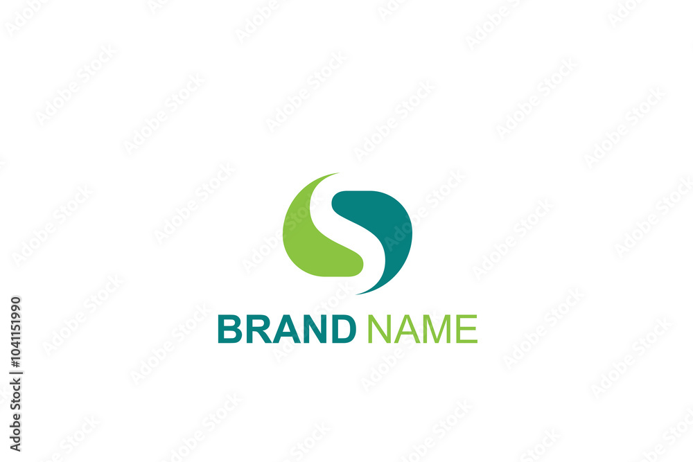 Abstract S logo design Abstract S logo design