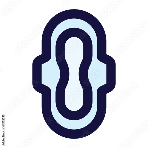 sanitary pad icon for illustration