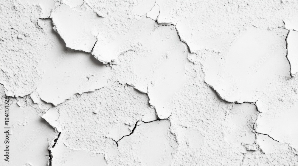 Abstract Texture of Cracked White Paint Abstract Texture of Cracked White Paint