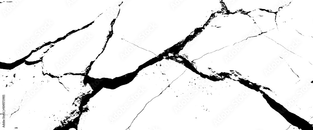 Obraz premium Vector marble cracked texture background.