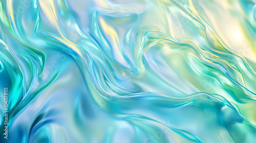 Abstract Blue Rippled Background