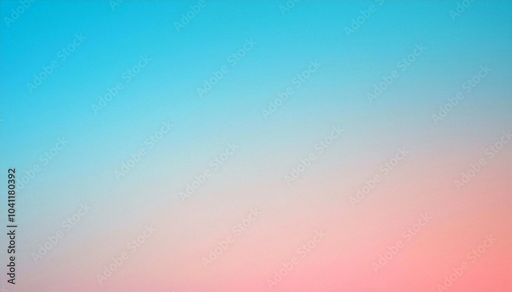 Naklejka premium Serene Pastel Gradient: A calming blend of soft blue and pink hues, creating a tranquil and minimalist visual experience. Perfect for backgrounds.