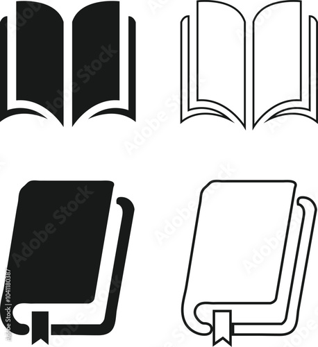 Quran vector set islamic Islamic Book Koran Vector Icon. Islamic Ramadan icon from the Holy Quran. Vector illustration on white background