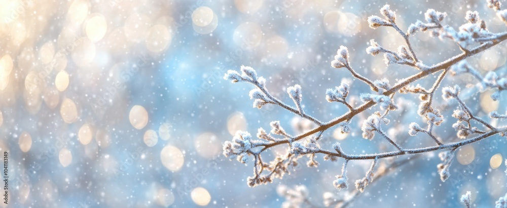 The Frosty Branch in Winter The Frosty Branch in Winter