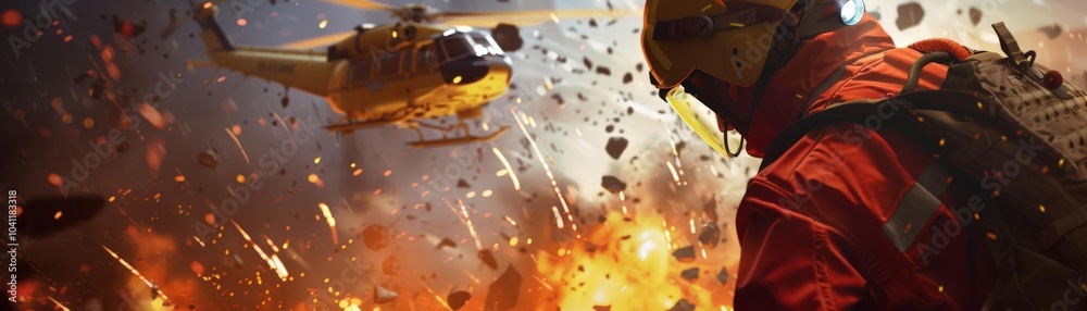 Craft dynamic 3D illustrations of mine rescue operations, showcasing the bravery and skill of emergency responders Craft dynamic 3D illustrations of mine rescue operations, showcasing the bravery and skill of emergency responders