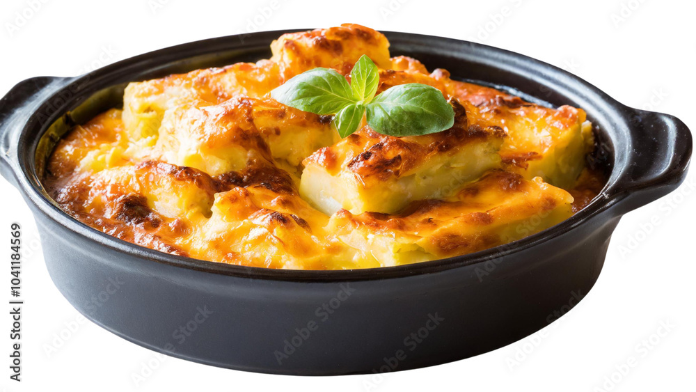 Isolated Hearty Casseroles on Transparent Background Isolated Hearty Casseroles on Transparent Background
