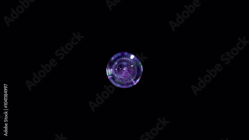 3D animation Macro Shots ingredients combine to create a serum. Cosmetics design serum essentials. Beautiful Macro shot of various liquid bubbles in the water.