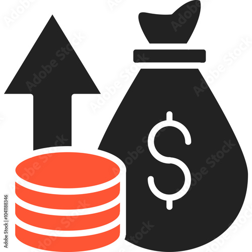 Profit Vector Icon Design