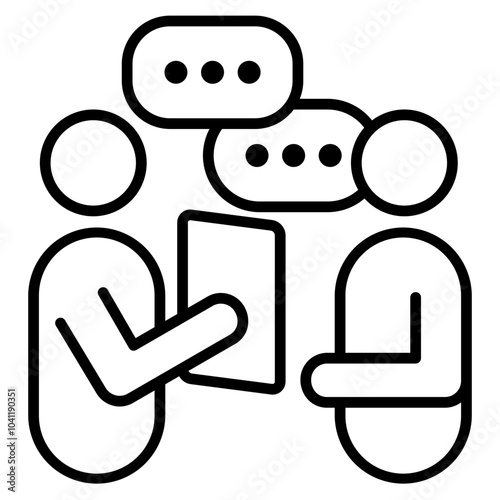 Discussion  Icon Element For Design